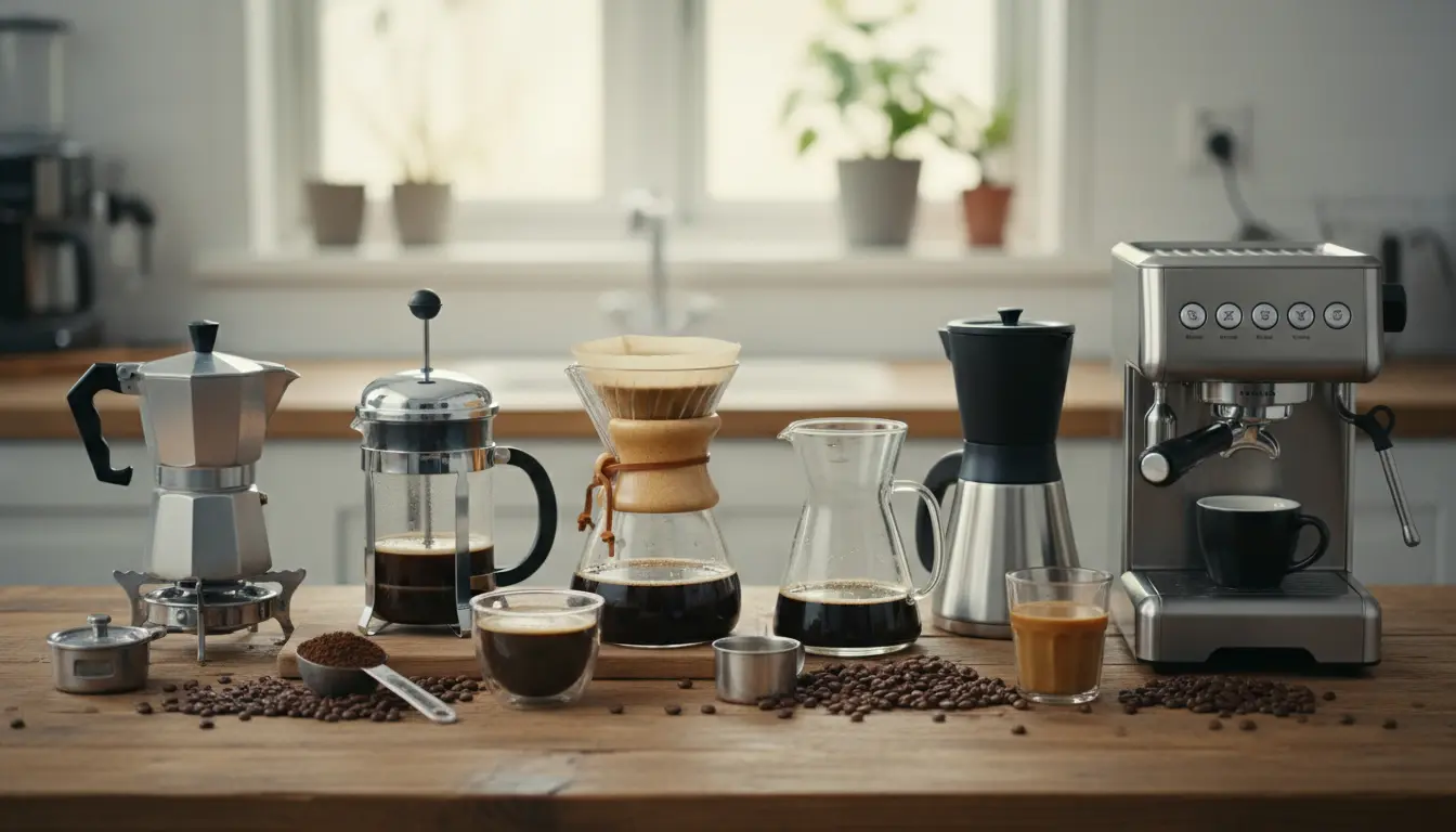 Soorten koffie zetten