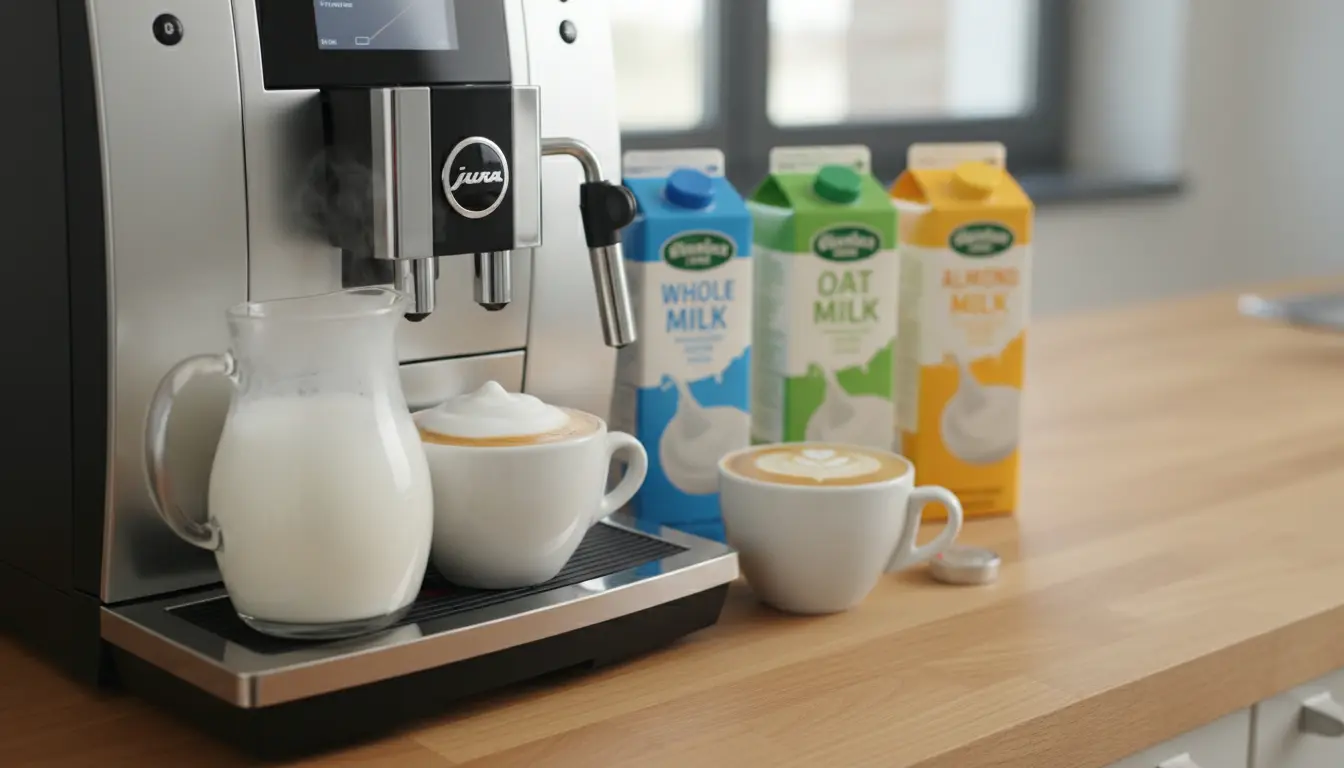 Welke melk voor cappuccino Jura?