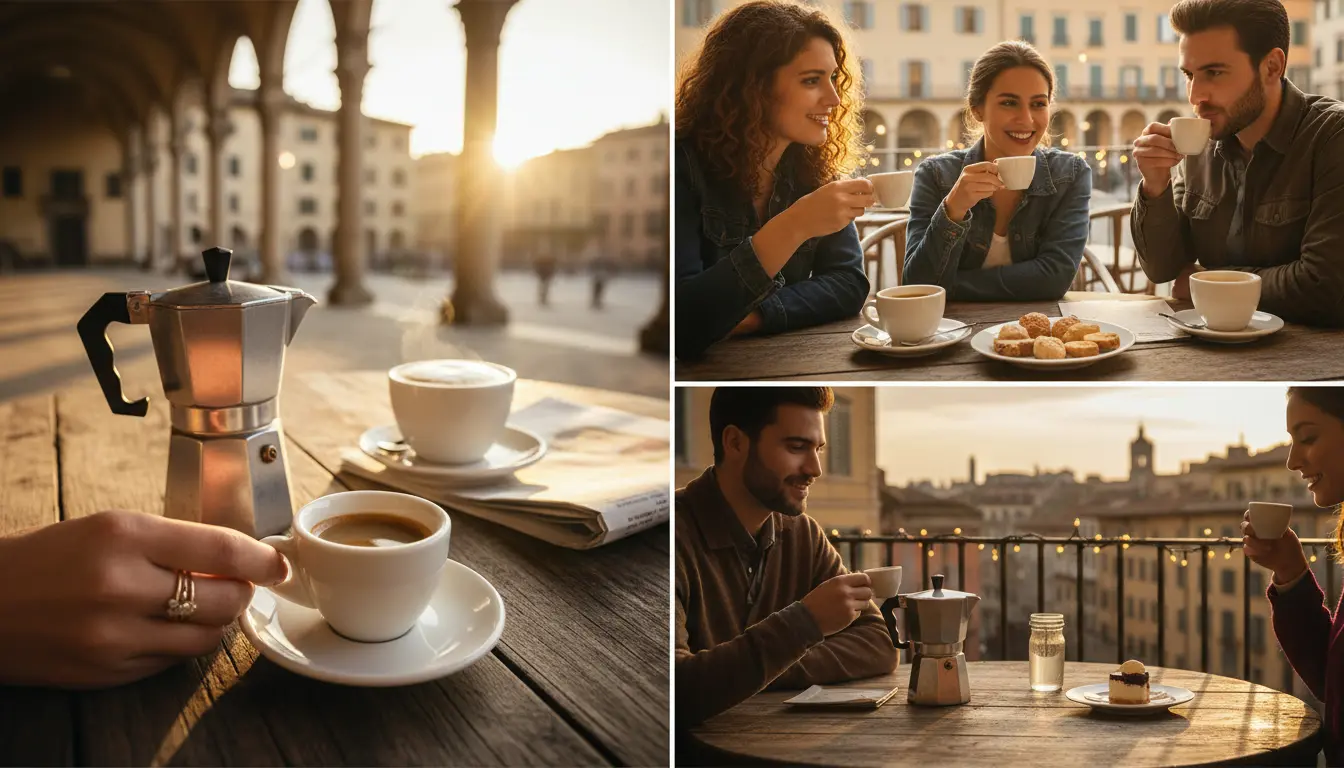 Wanneer drinken Italianen koffie?