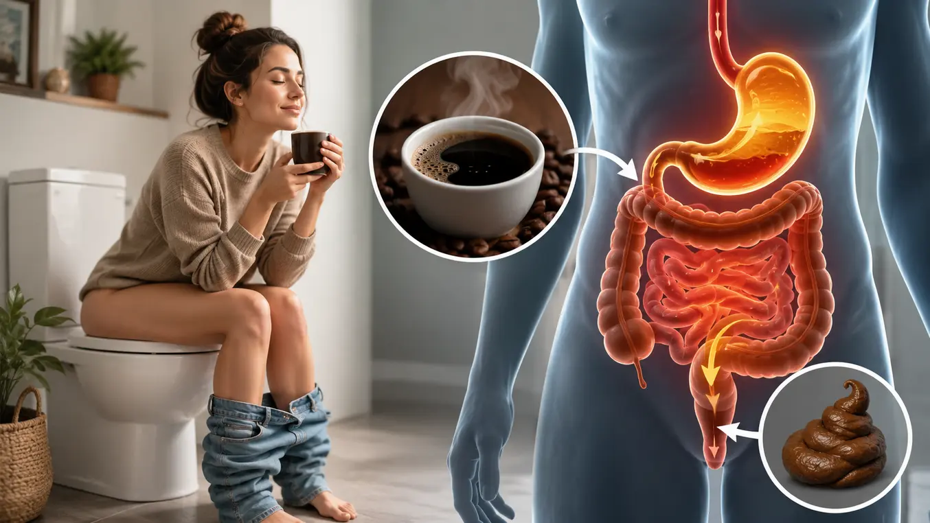 Waarom moet je van koffie poepen?