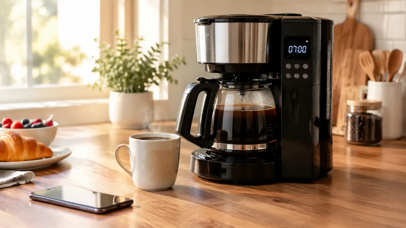 Koffiezetapparaat met timer